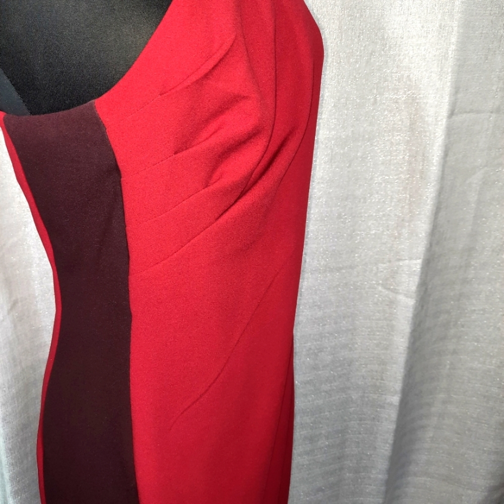 NWOT NEW YORK AND COMPANY ONE SHOULDER DRESS SIZE M ZIPPER SPLIT - Picture 5 of 11
